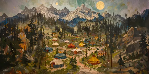 Altai Valley Yurt Village