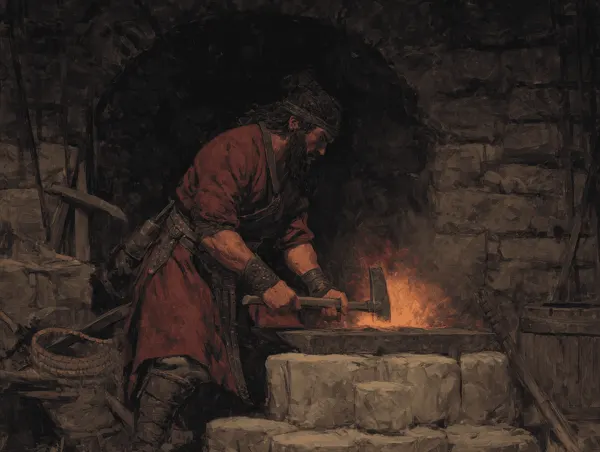 Turkic Medieval Blacksmith