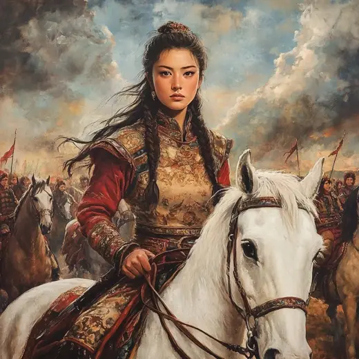 Ancient Hatun on Horseback