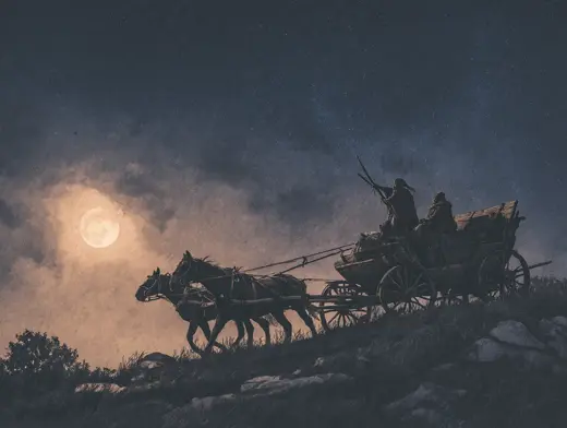 Riding by Moonlight into the Adventure