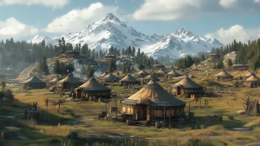 Kipchak Yurt Village in the Caucasus